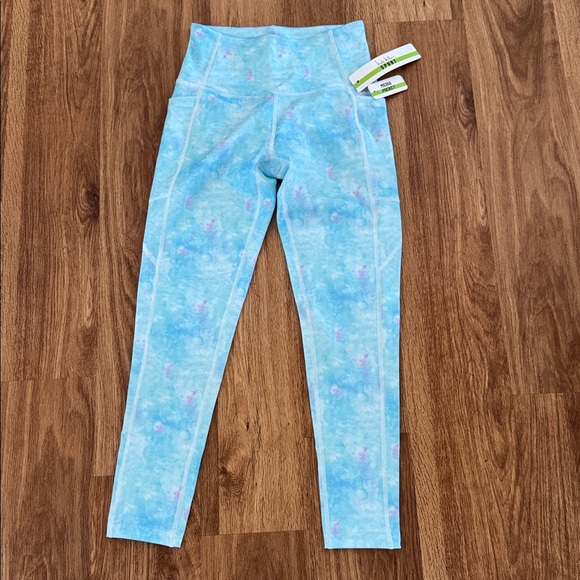 Nicole Miller Sport Pants - Nicole Miller Sport Tie-Dye Capri Leggings Ocean 🌊 Blue NWT